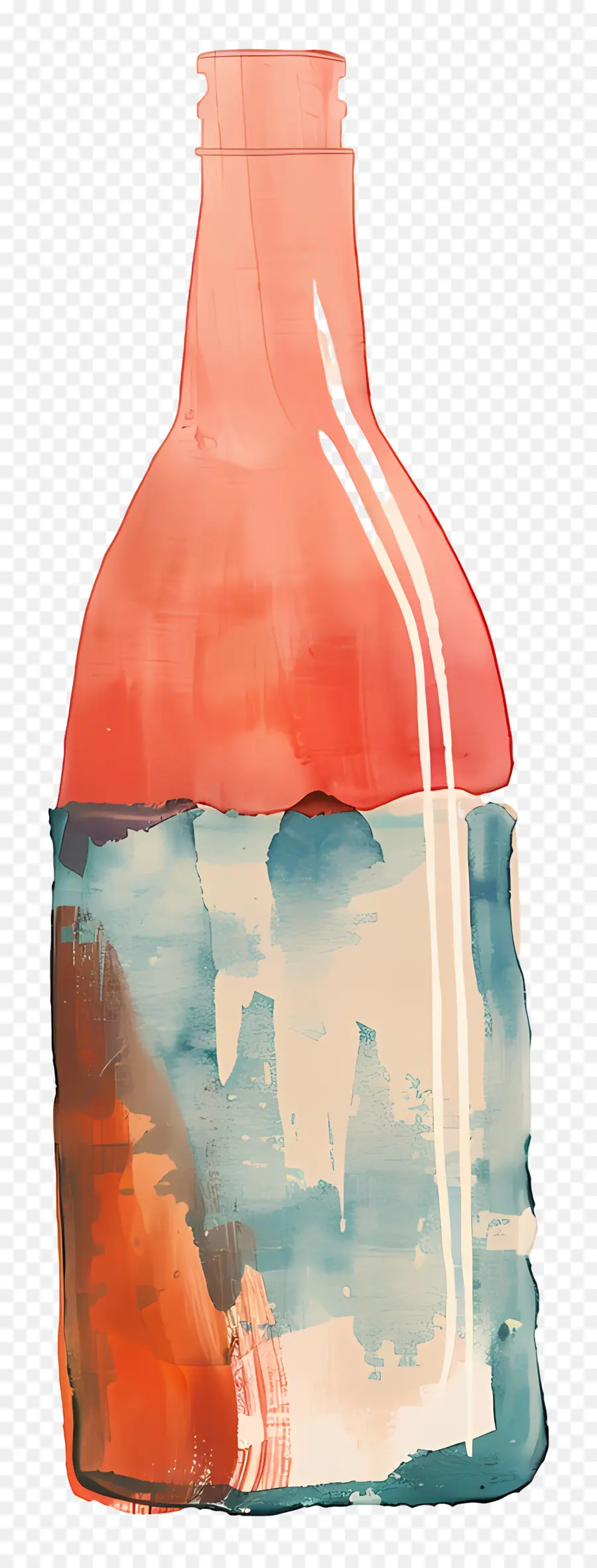 Бутылка，пляж PNG