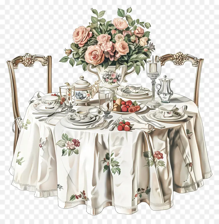 Свадебный стол，Изысканные Блюда PNG