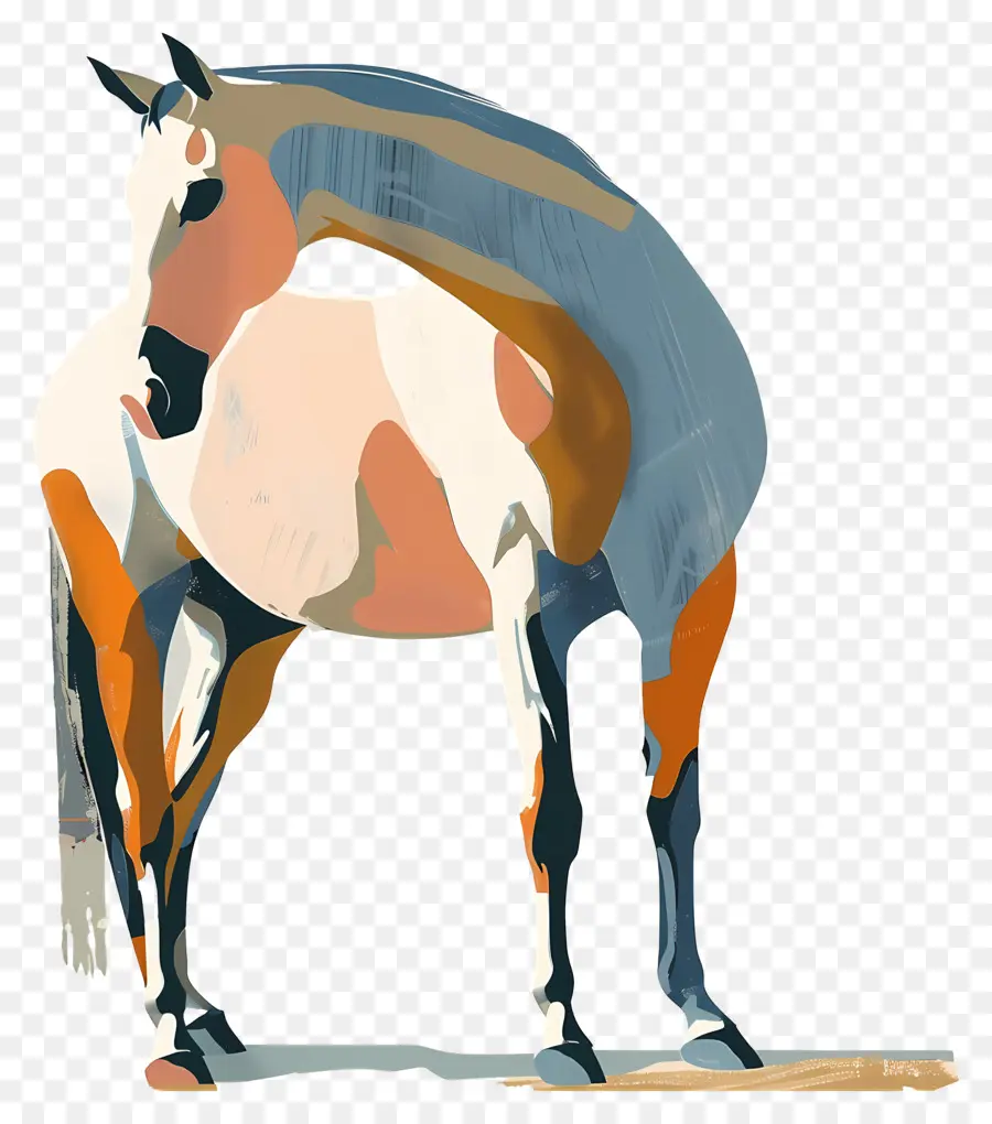 лошадь，живопись лошади PNG