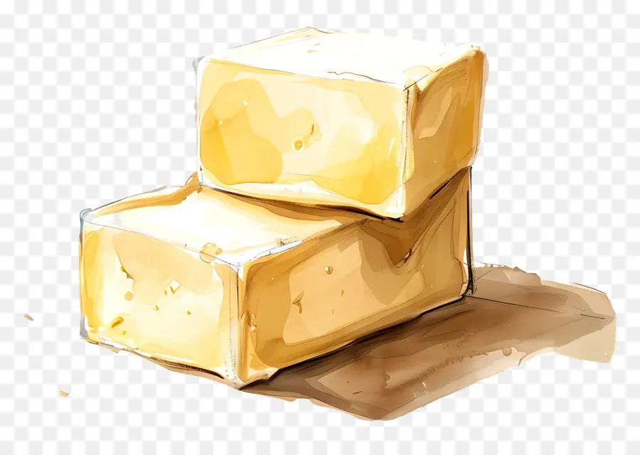 Butter，сыр чеддер PNG