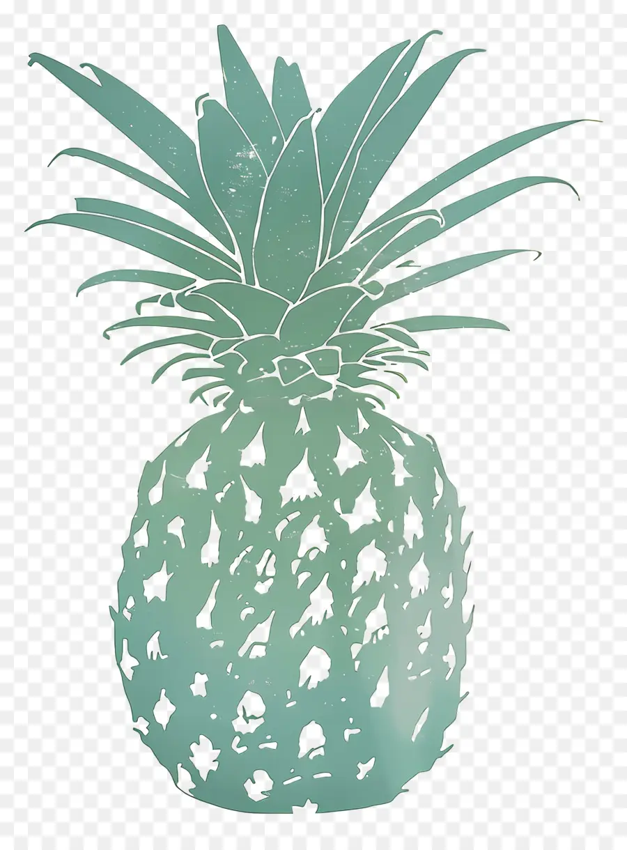 Pineapple，окрашенные фрукты PNG