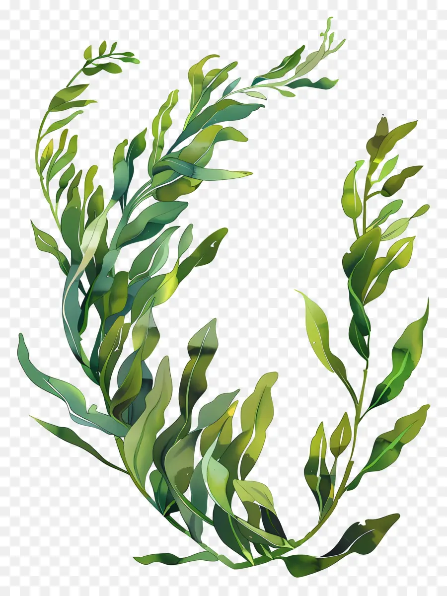 Seaweed，Листовое растение PNG