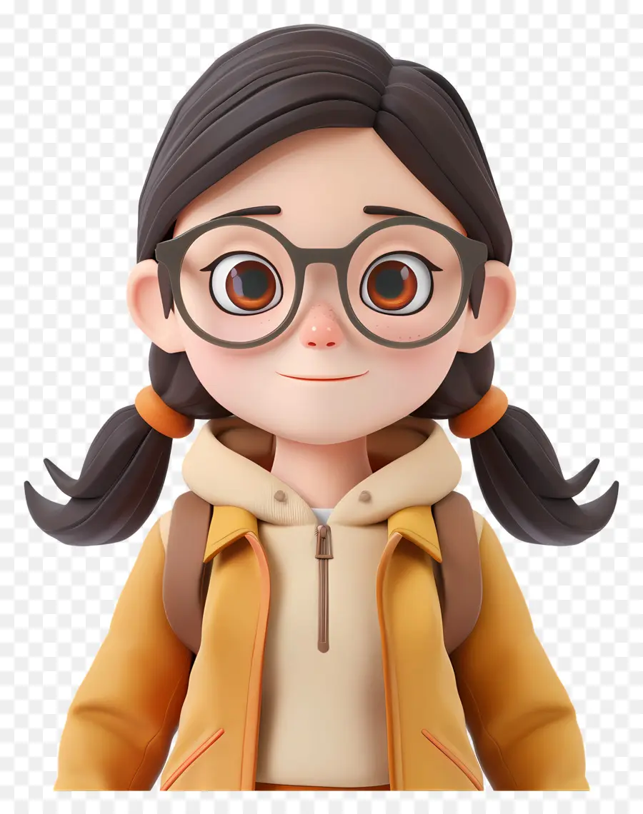 характер девушки，персонажа из мультфильма PNG
