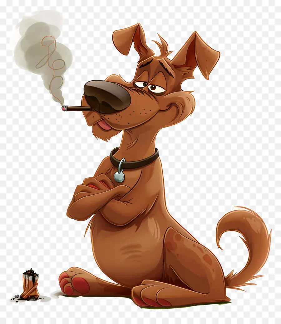 Курение，Собака PNG