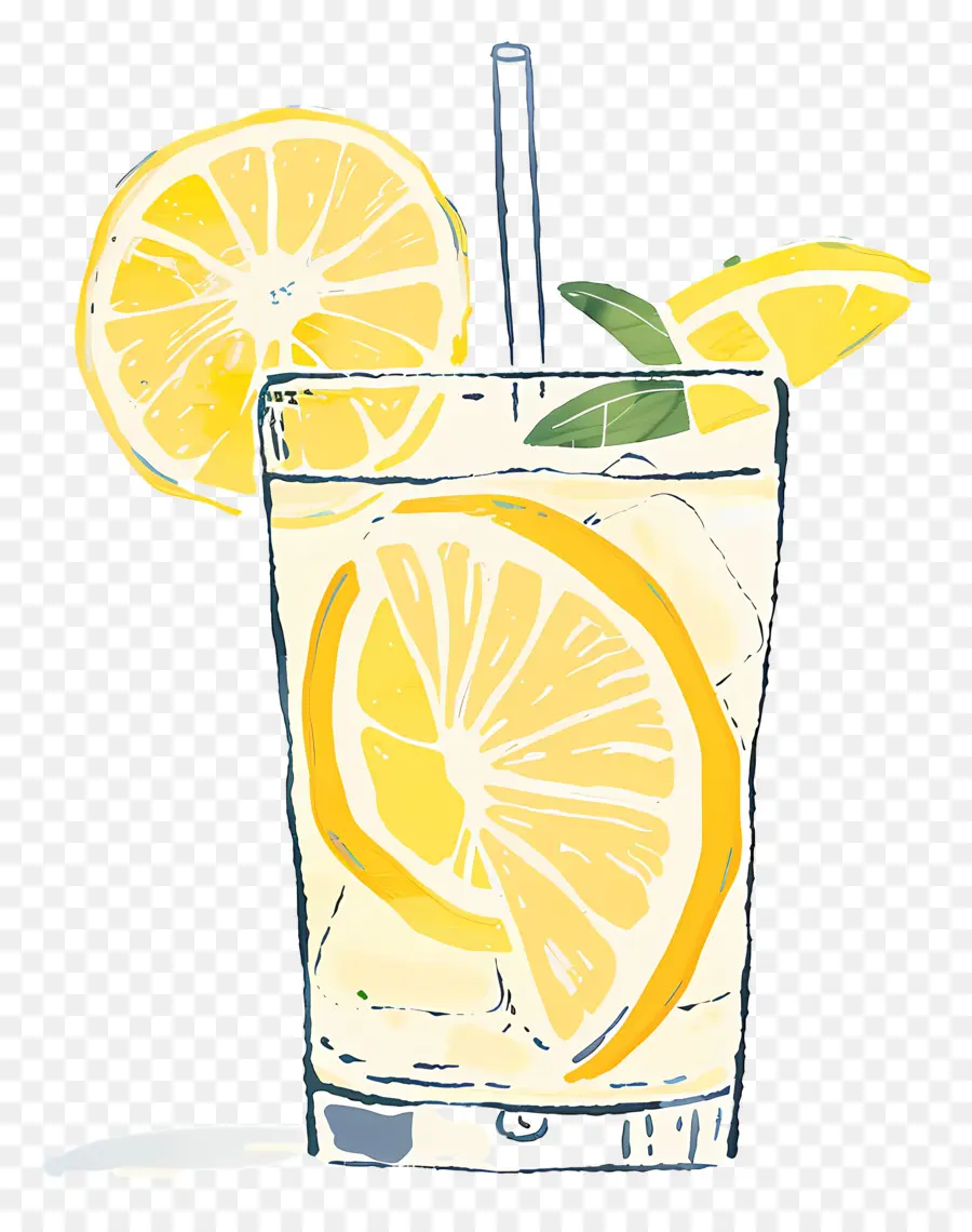 Лимонад，ломтик лимона PNG