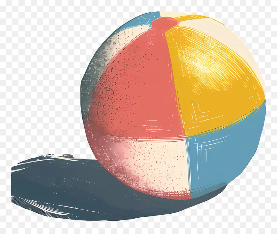 Пляжный мяч，игрушка PNG