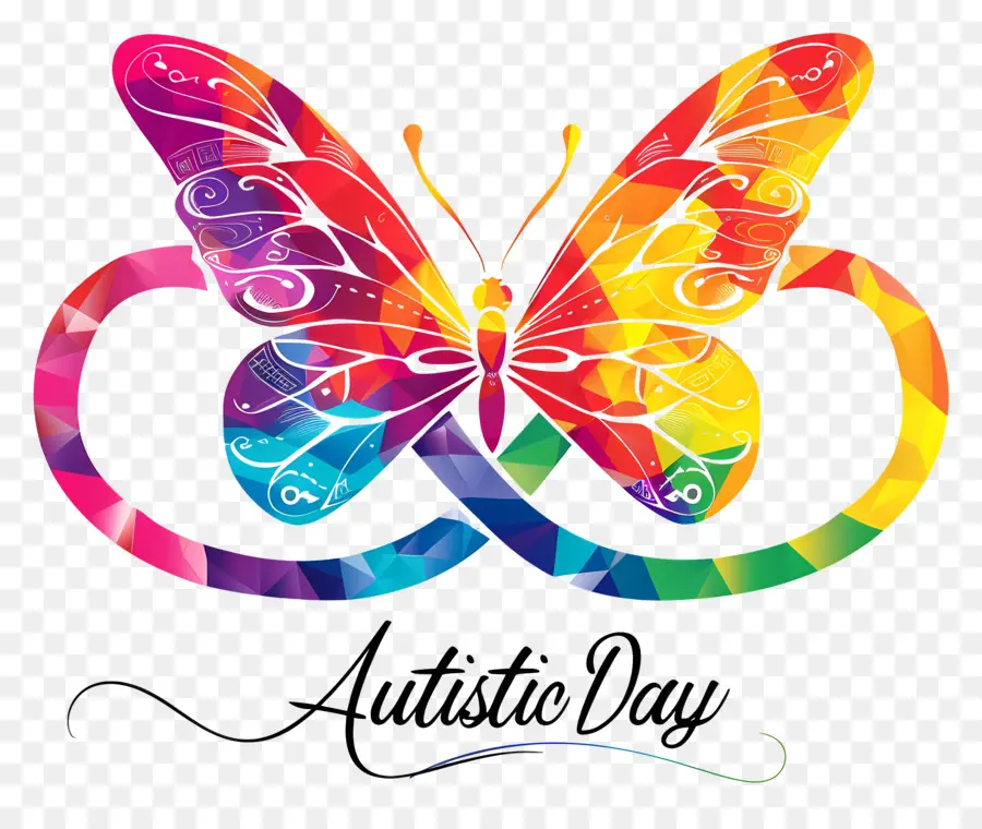 день гордости аутистов，Бабочка PNG