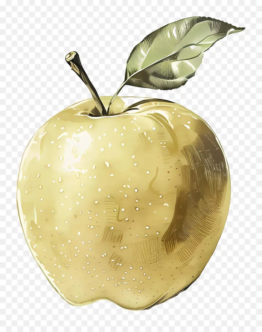 яблоко，Золотое яблоко PNG