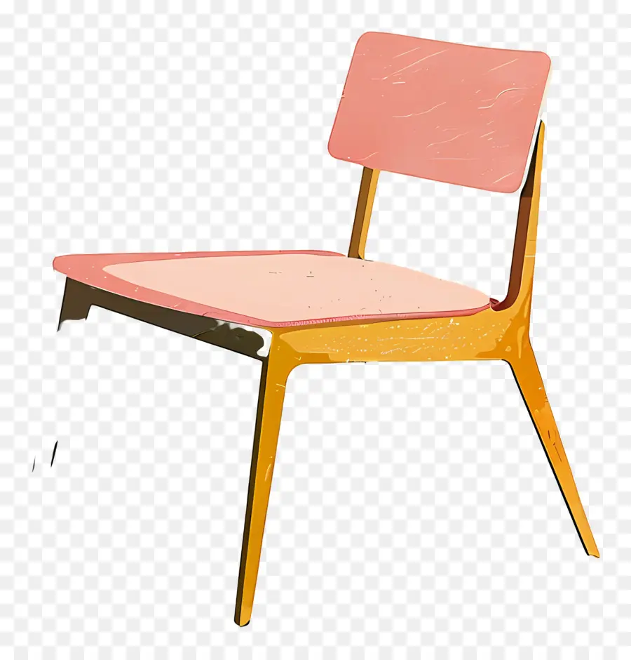 Стул，апельсиновый стул PNG