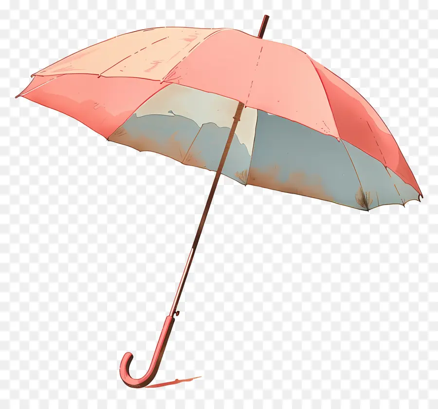 Зонтик，красный PNG
