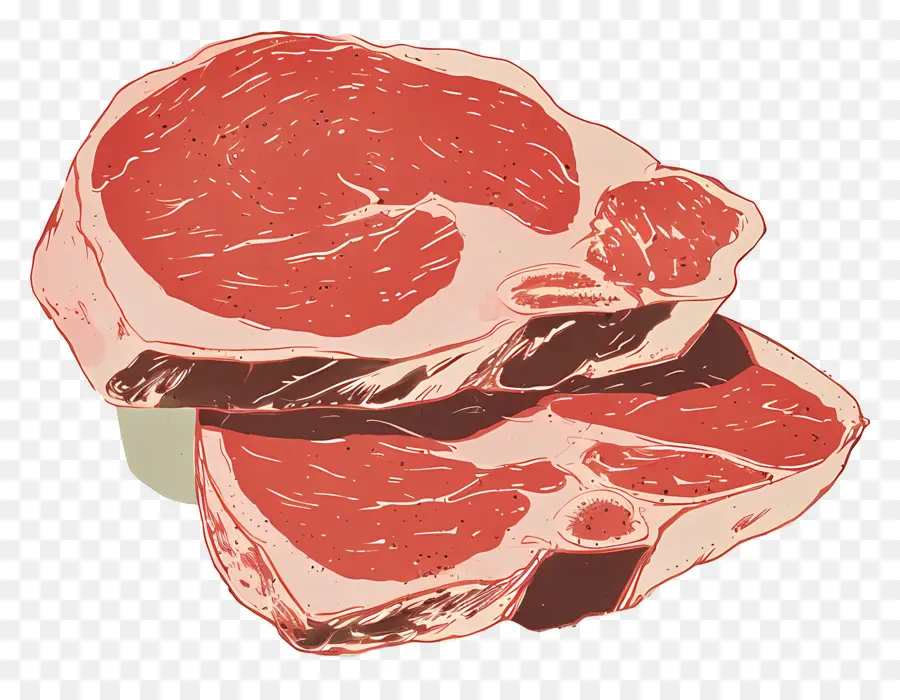 Мясо，сырой стейк PNG