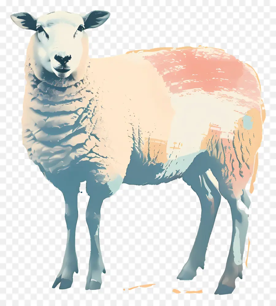 овцы，портрет PNG
