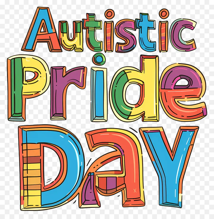 день гордости аутистов，аутистическая гордость PNG