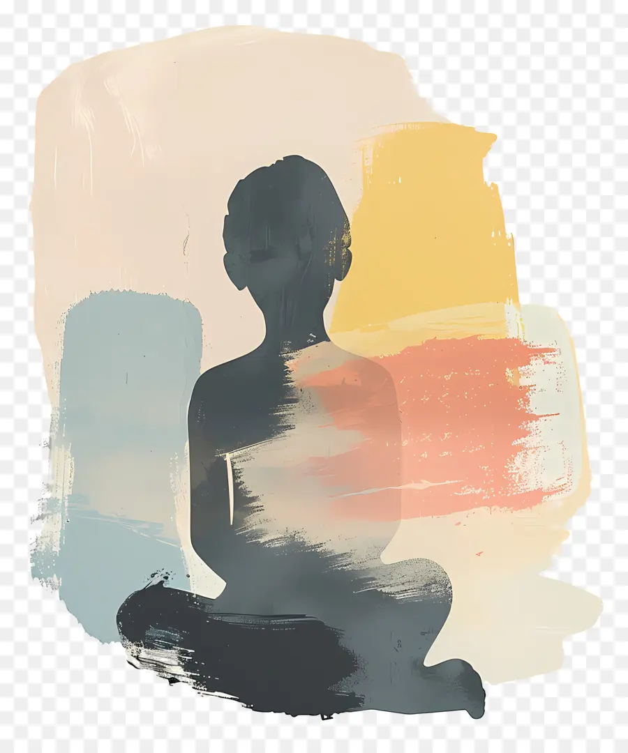 Ребенок，Медитация PNG