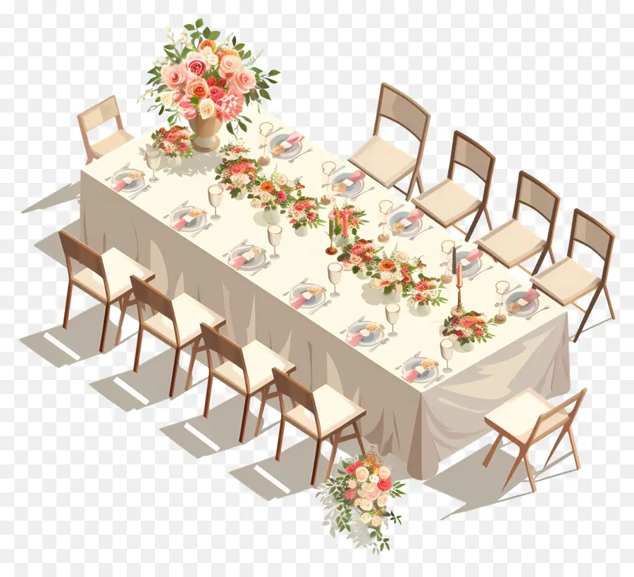 Свадебный стол，Свадебный прием PNG