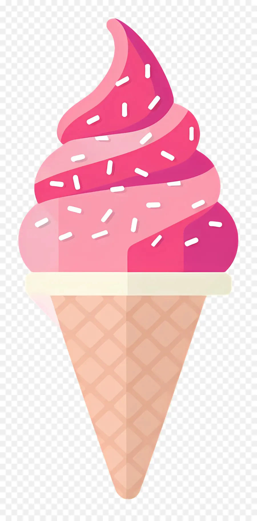 простой，Розовое мороженое PNG