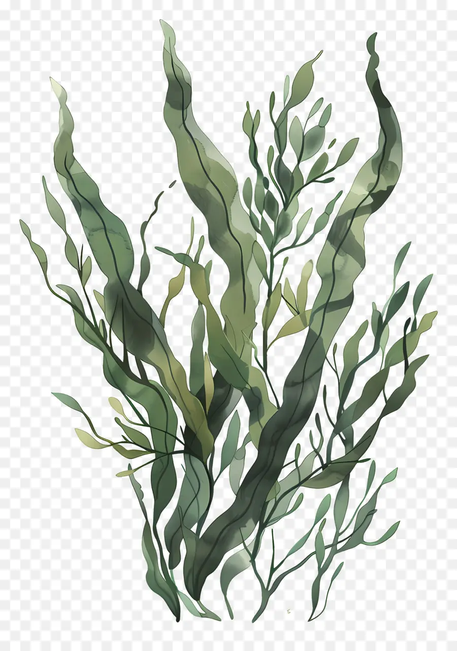 Seaweed，Морское растение PNG
