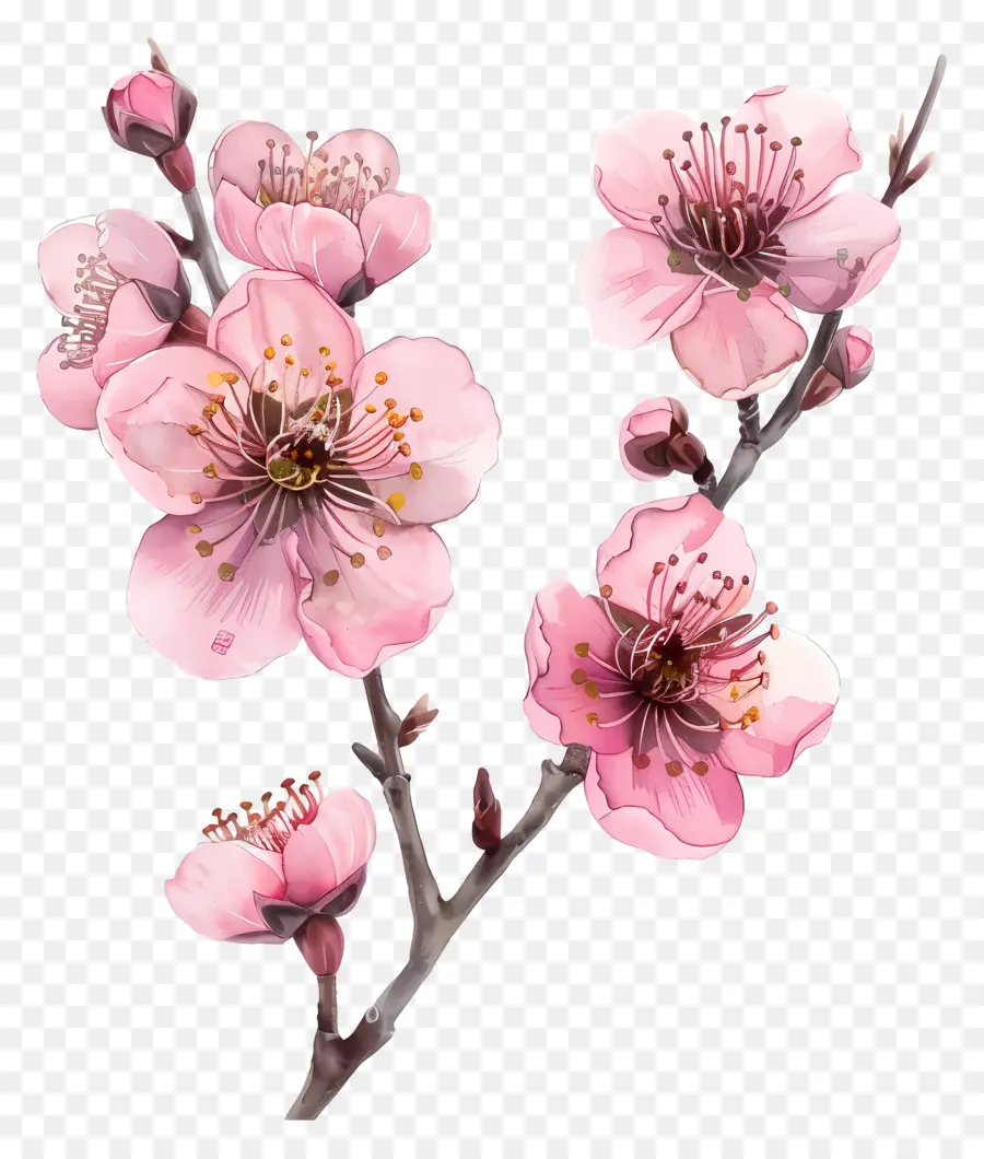 Розовые цветы，розовые цветы PNG