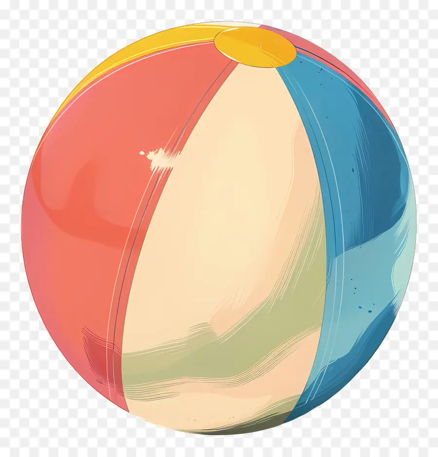 Пляжный мяч，красочные PNG