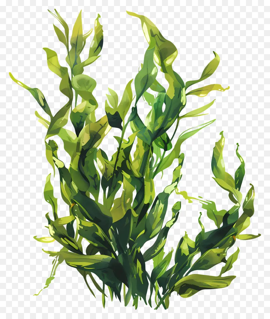 Seaweed，зеленые растения PNG