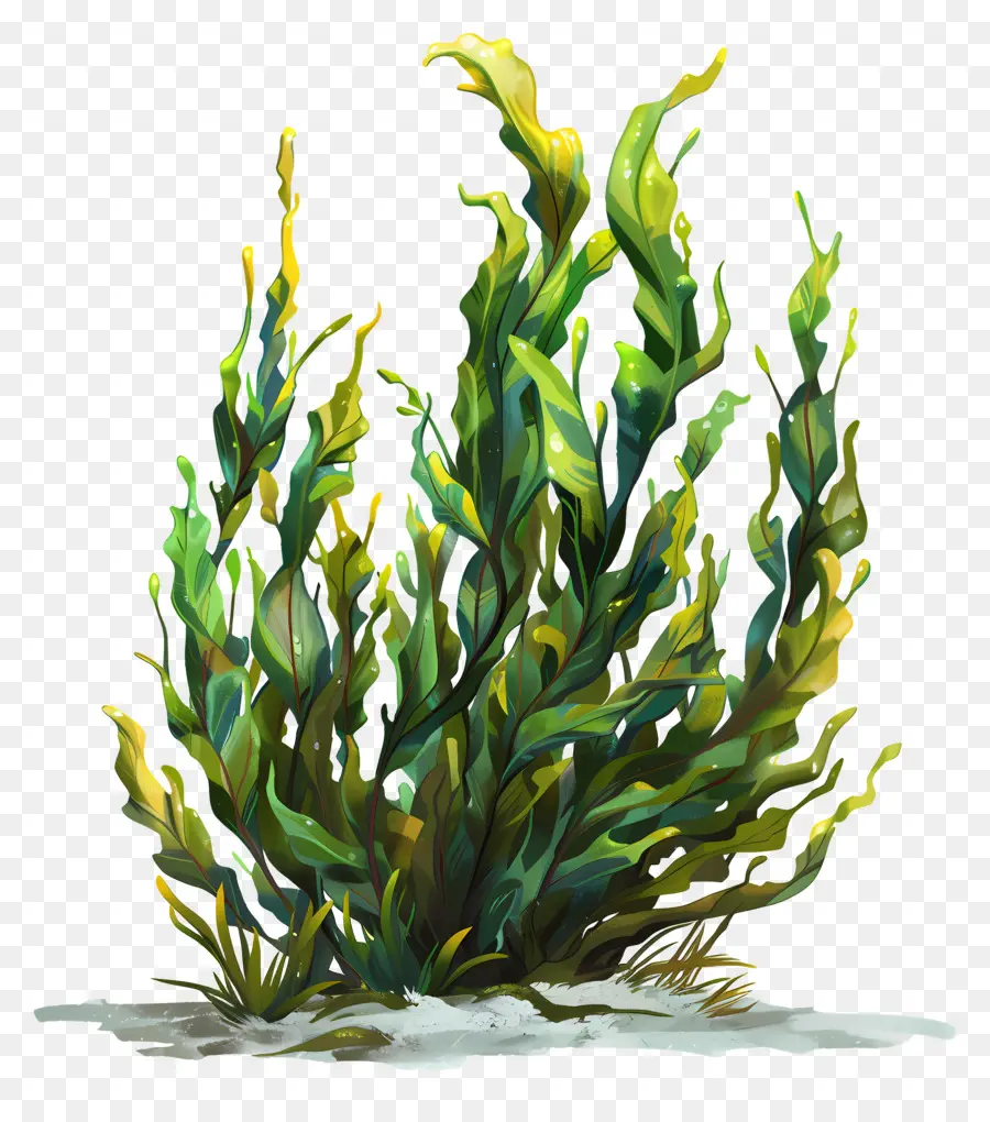 Seaweed，зеленое растение PNG