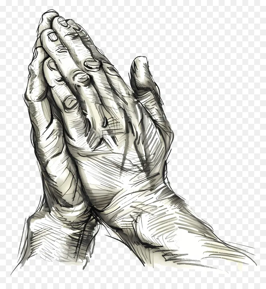 Руки Молящегося，жест рукой PNG