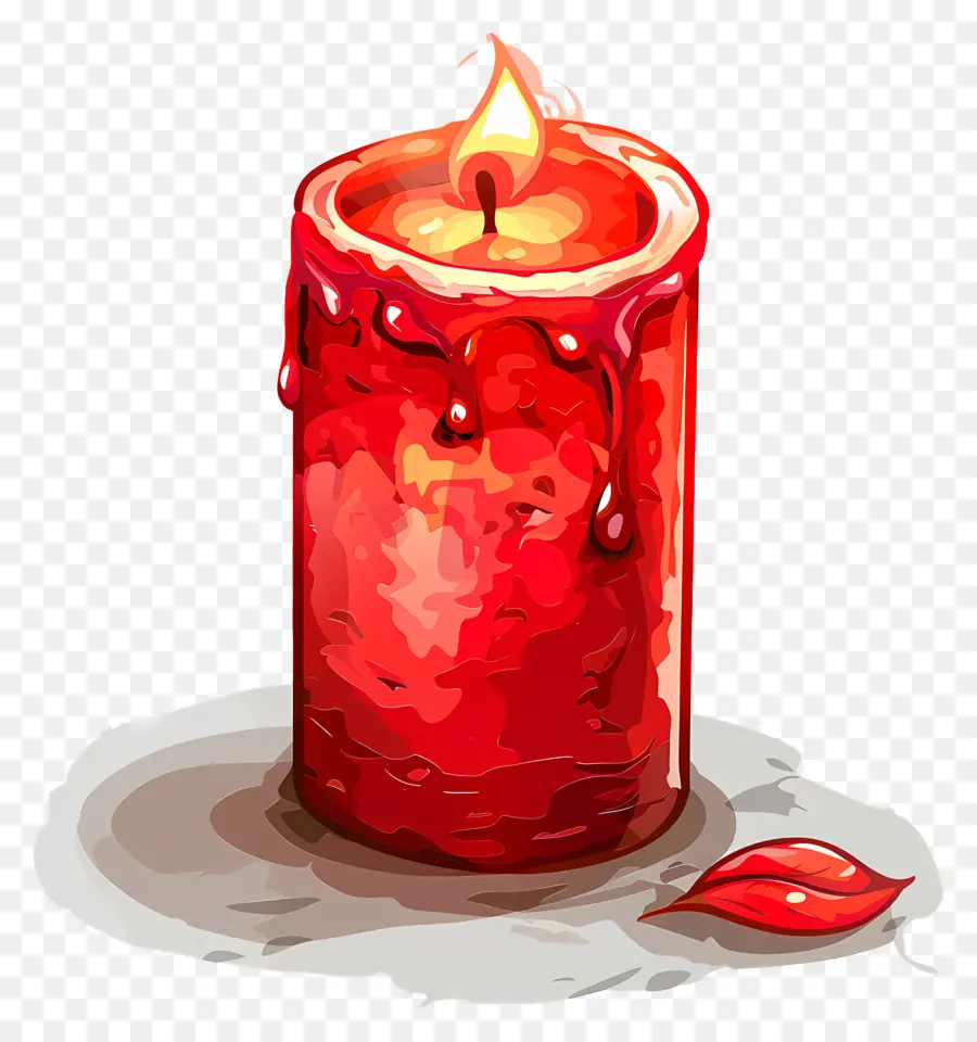 Свеча，красная свеча PNG