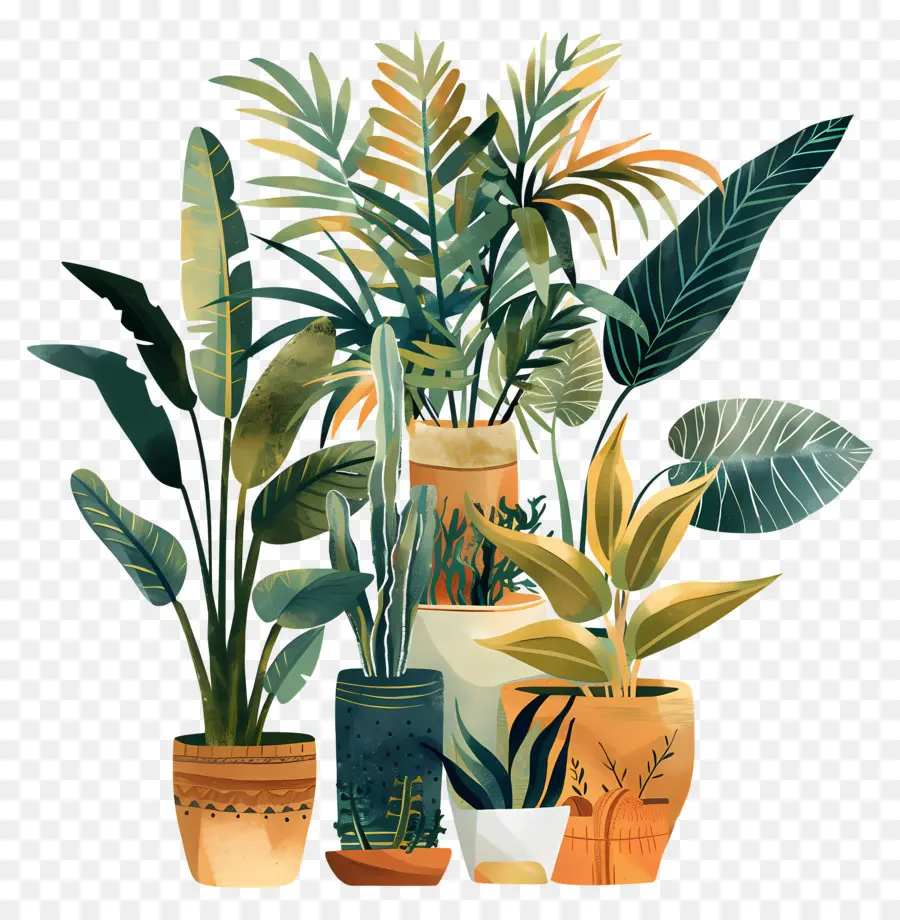 растения，Суккуленты PNG