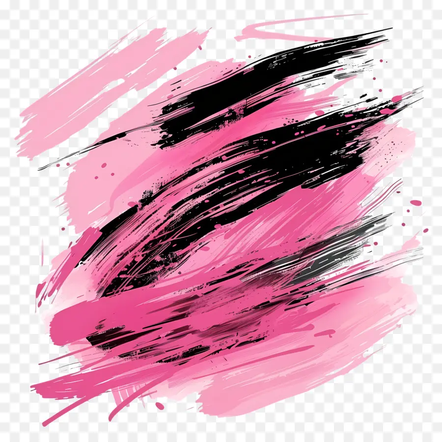 розовый кисти，розовая краска PNG