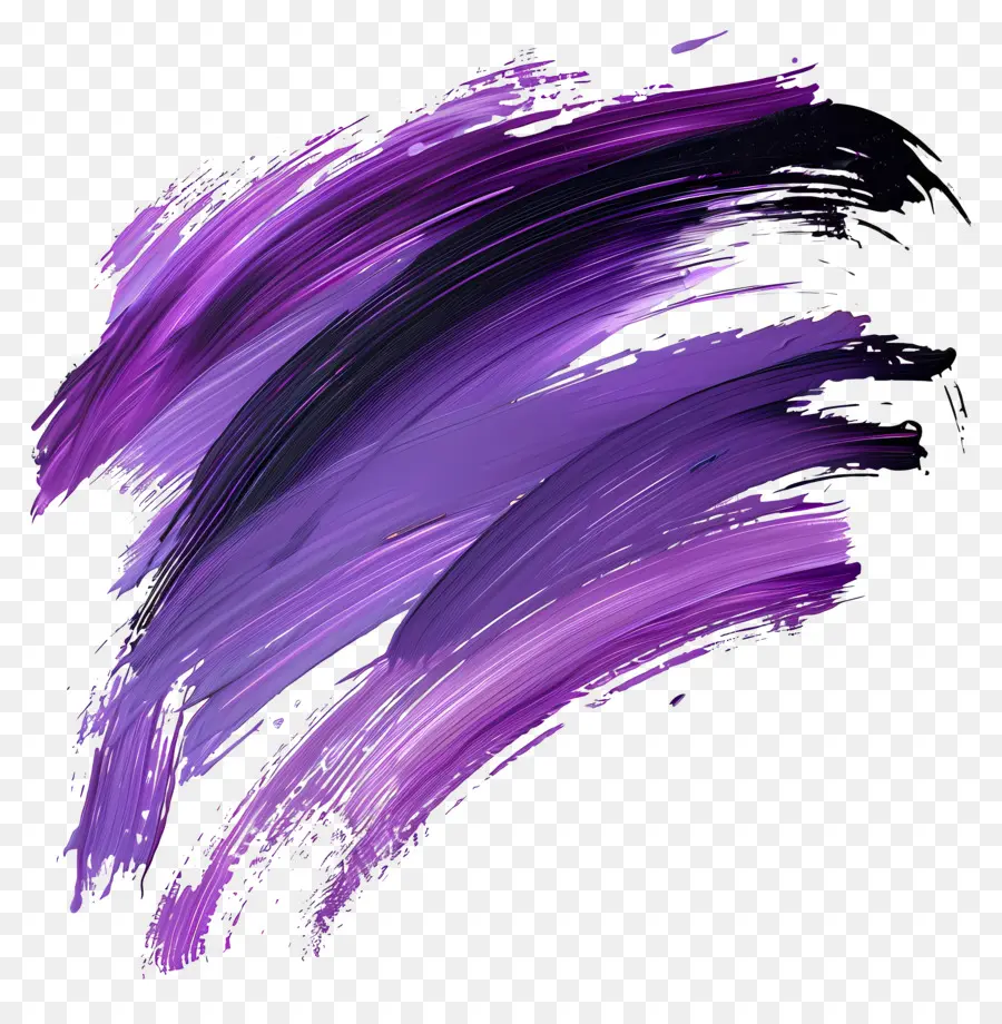 фиолетовый удар щетки，фиолетовый PNG