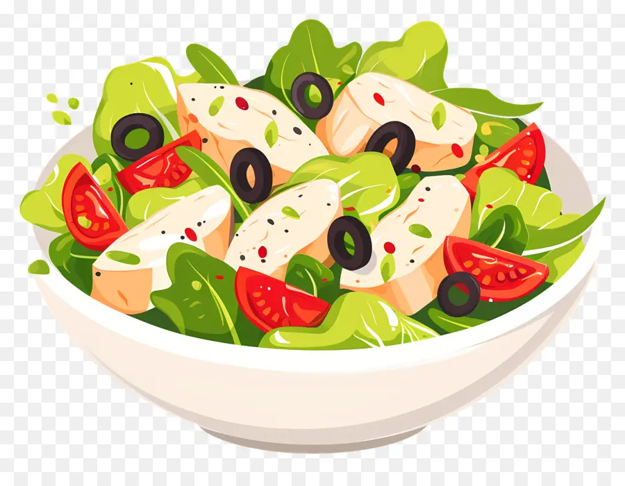Куриный салат，Lettuce PNG