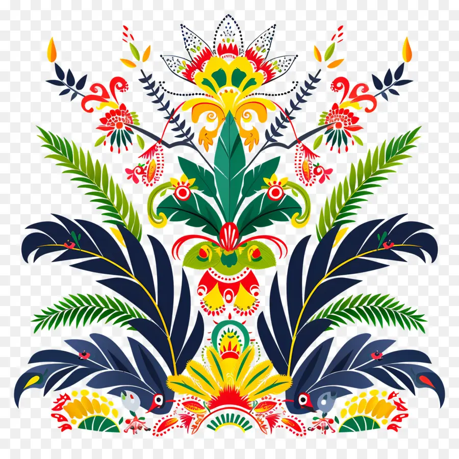 Bonalu，Floral Pattern PNG