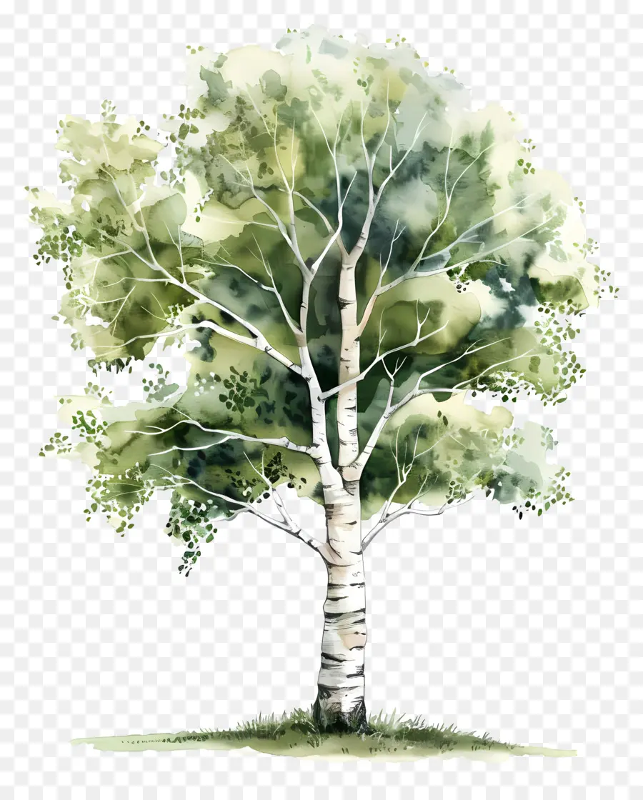 береза，Дерево PNG