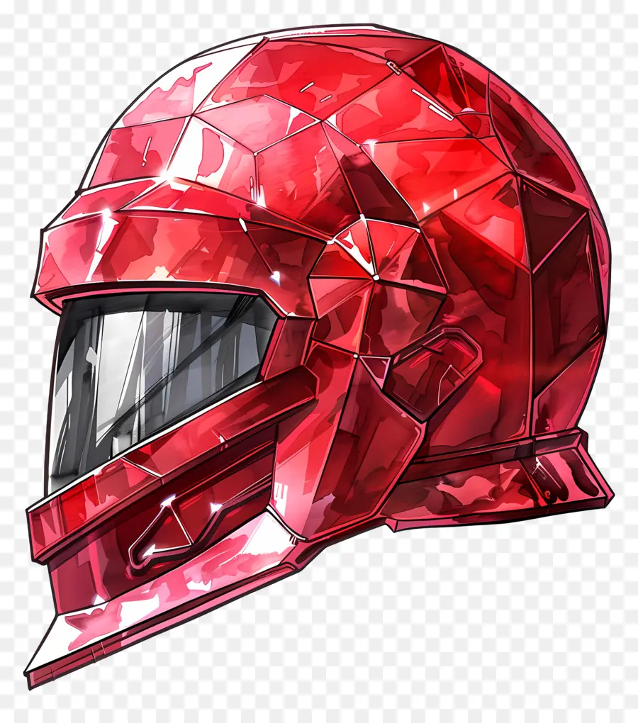 Шлем，красный шлем PNG