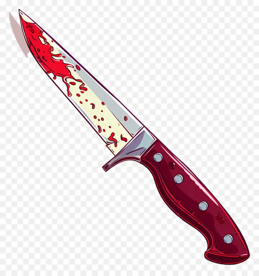 нож с кровью，брызги крови PNG
