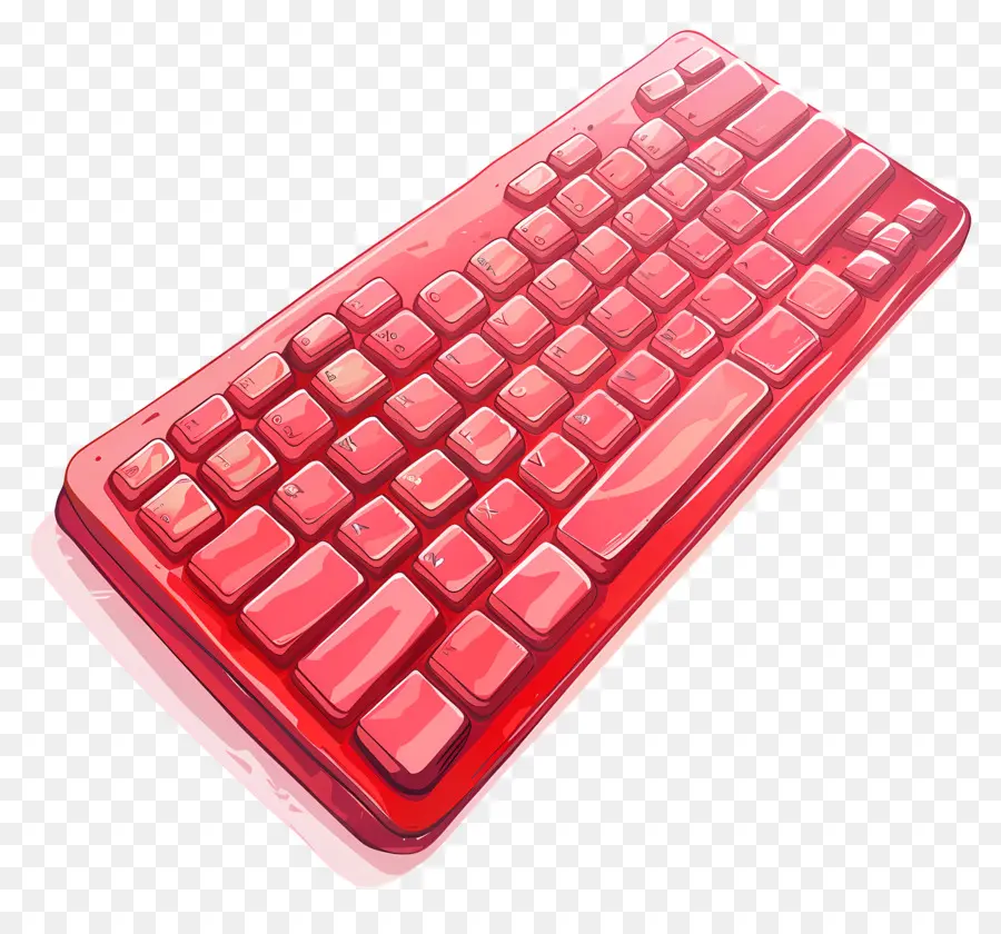 Клавиатура，Красная клавиатура PNG