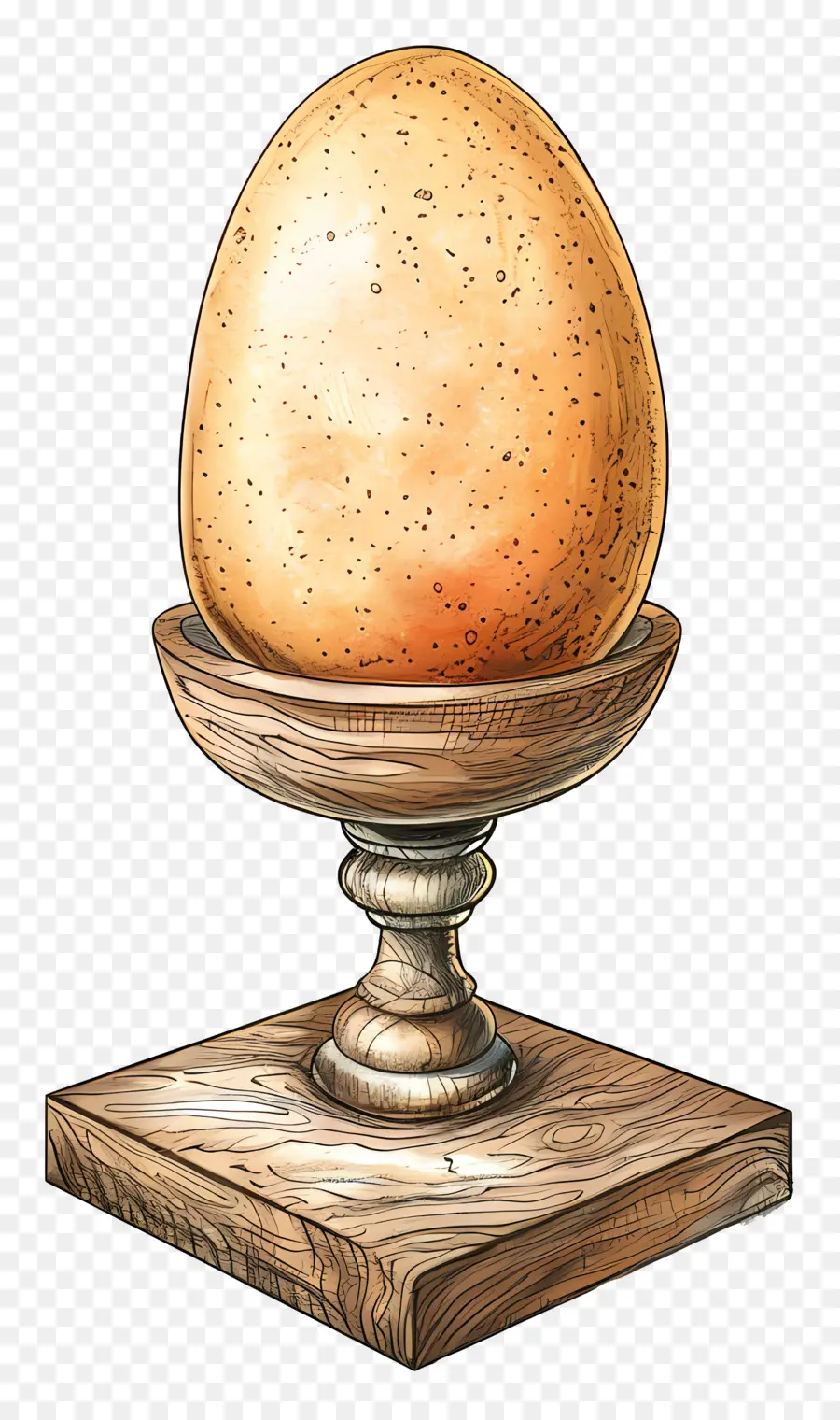 яйцо，золотой объект PNG