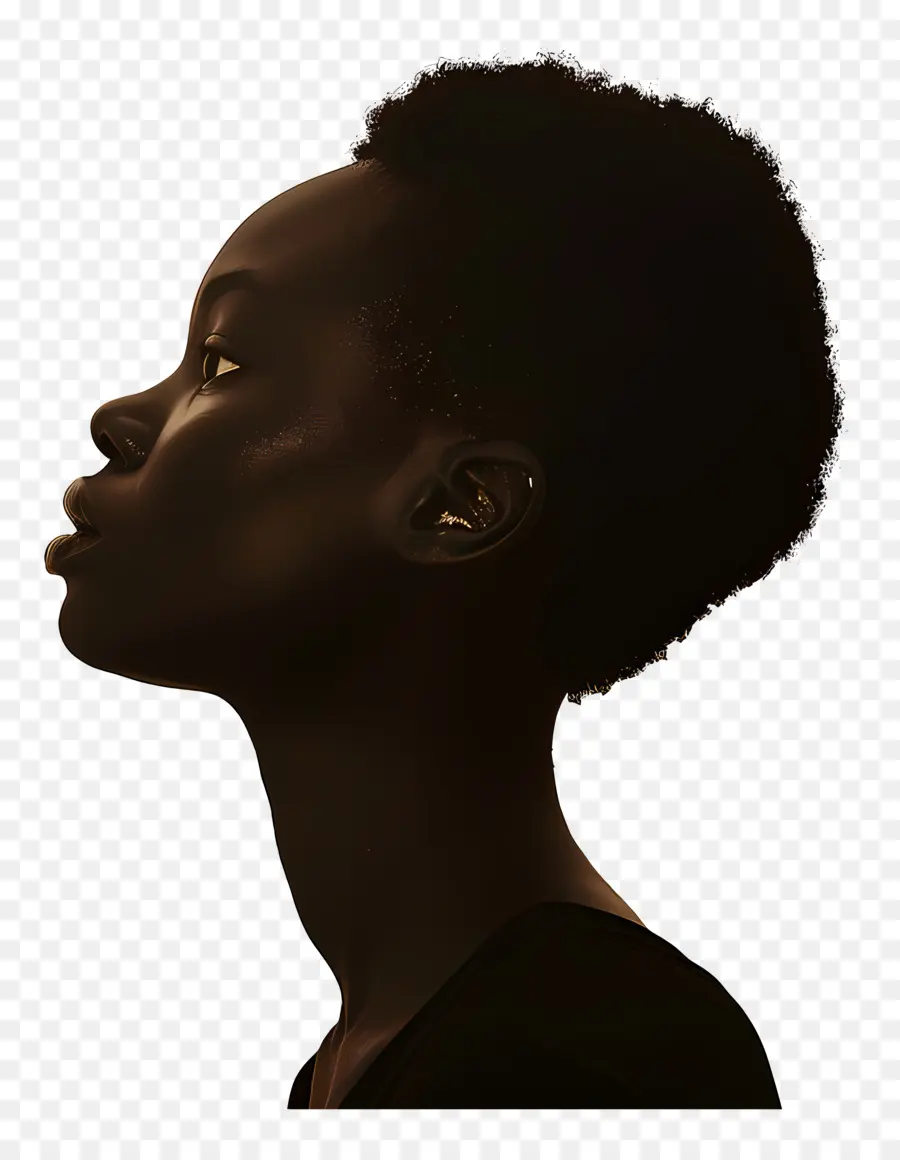 черная женщина，Короткие волосы PNG