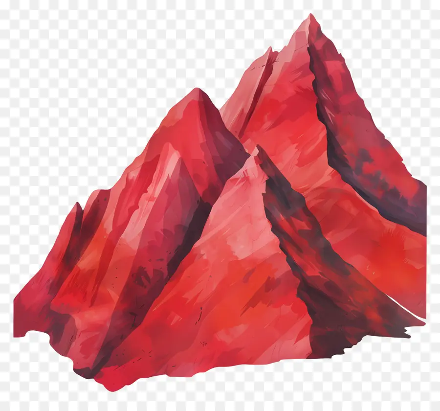 Mountains，Абстрактная живопись PNG