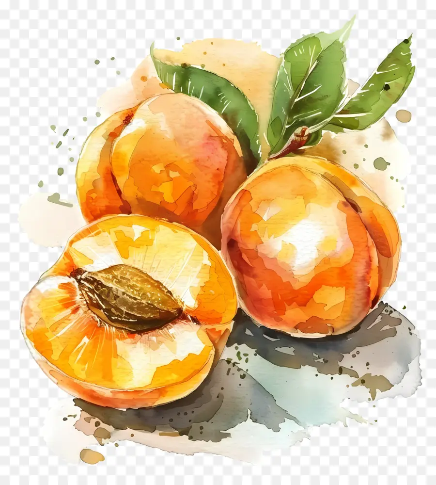 абрикосы，персики PNG