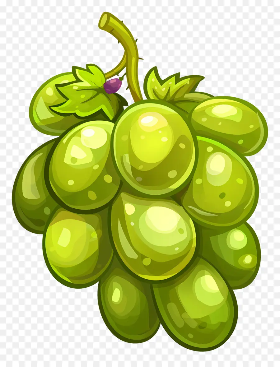 Grapes，зеленый виноград PNG