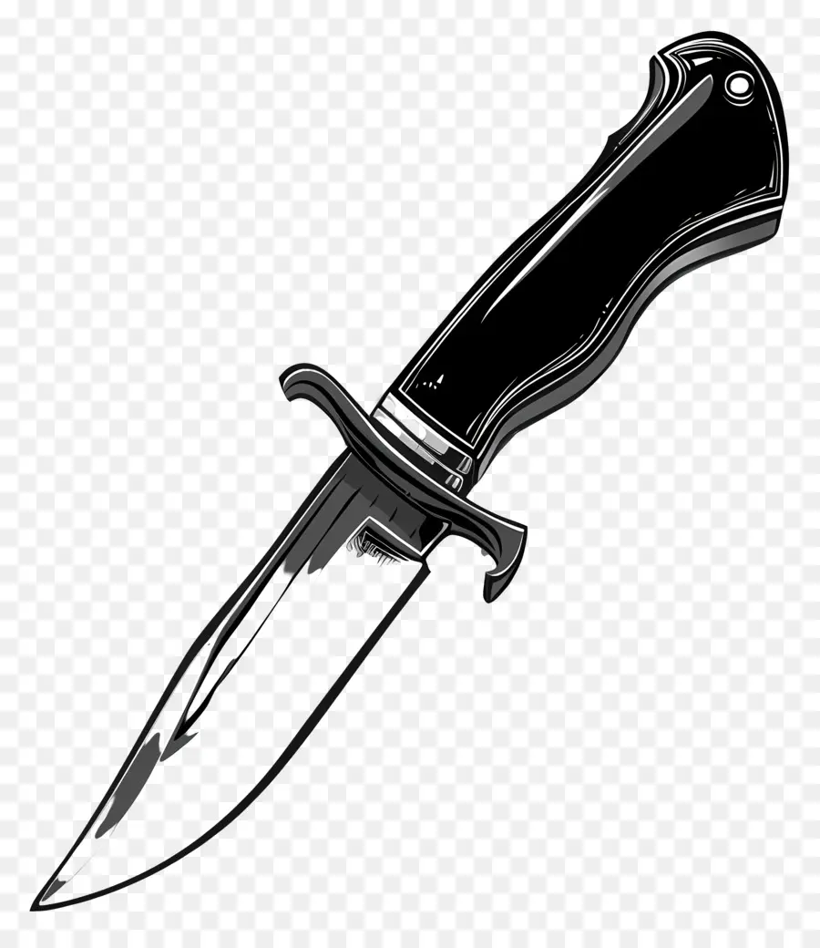 Нож，черный нож PNG