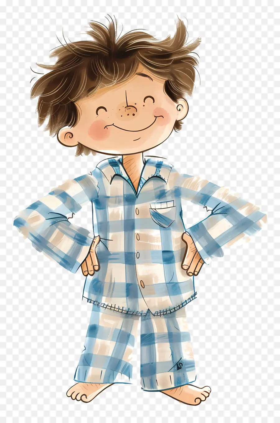 мультфильм мальчик，Pijamas PNG