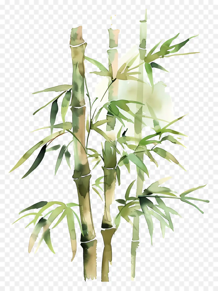 Bamboo，бамбуковые деревья PNG