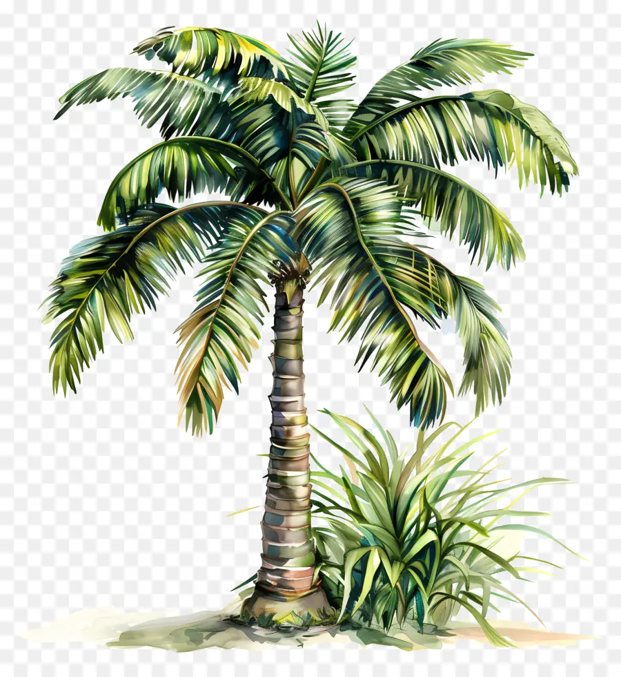 пальму，Тропическая пальма PNG