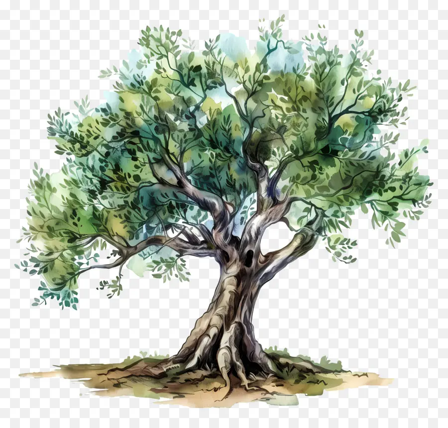 оливковое дерево，древние PNG