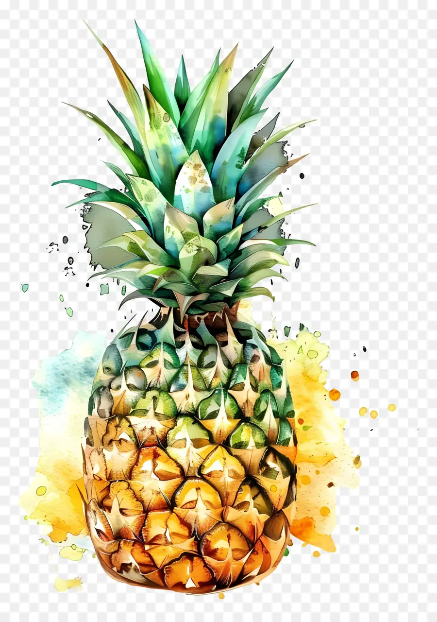 Pineapple，Тропические фрукты PNG