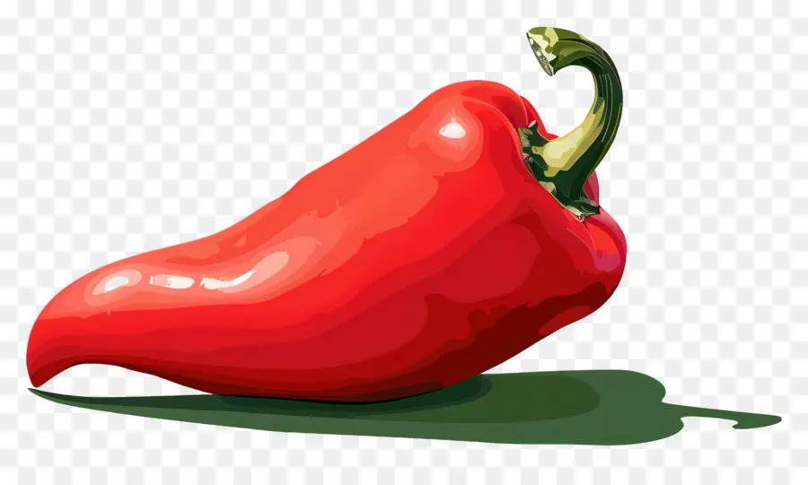 красный перец，Red Bell Pepper PNG