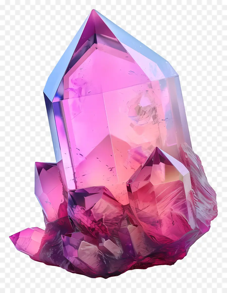 розовый драгоценный камень，Crystal PNG