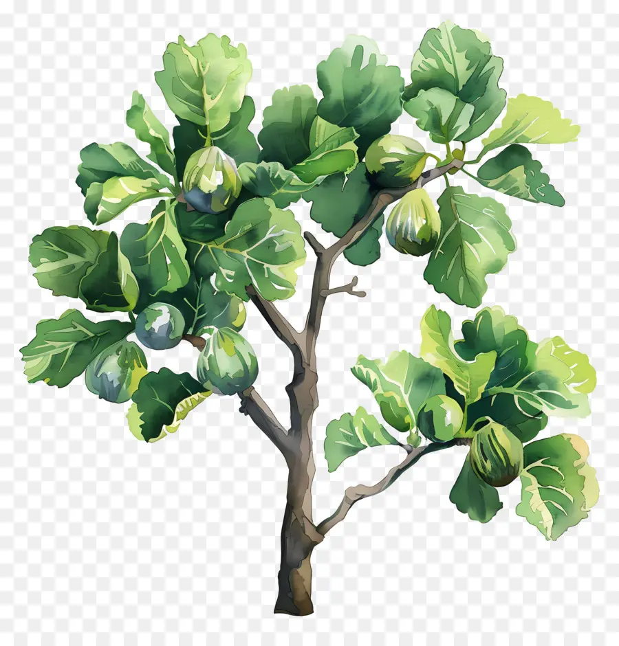 смоковница，Фруктовое дерево PNG